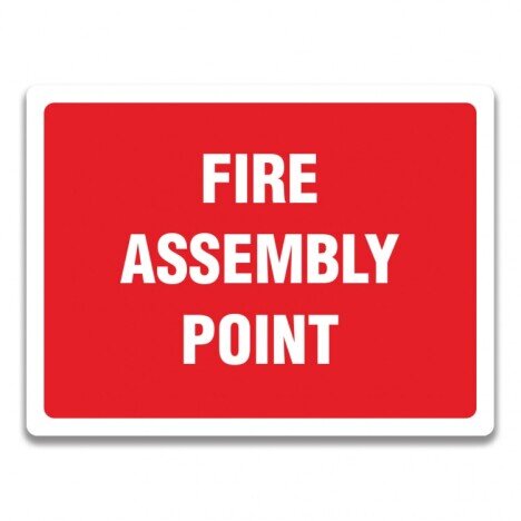 FIRE ASSEMBLY POINT SIGN