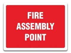 FIRE ASSEMBLY POINT SIGN